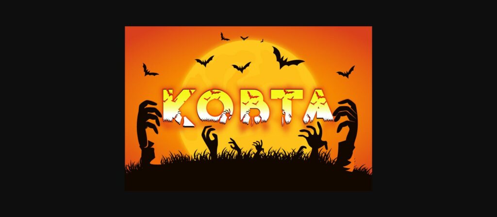 Kobta Font Poster 3