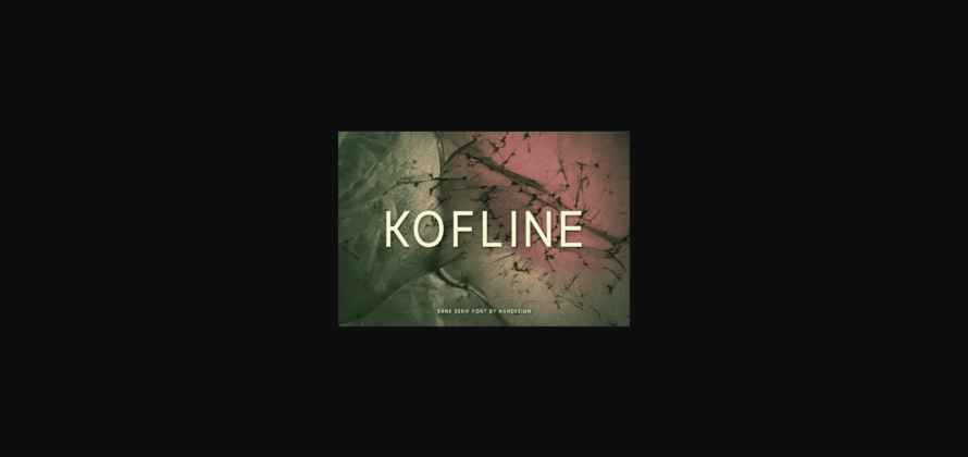 Kofline Font Poster 3