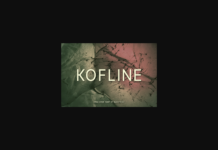 Kofline Font Poster 1