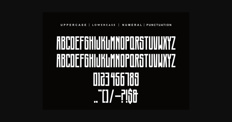 Kojegostel Font Poster 7