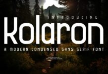 Kolaron Font Poster 1