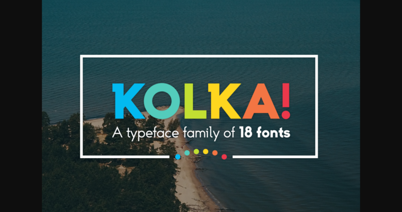 Kolka Font Poster 3