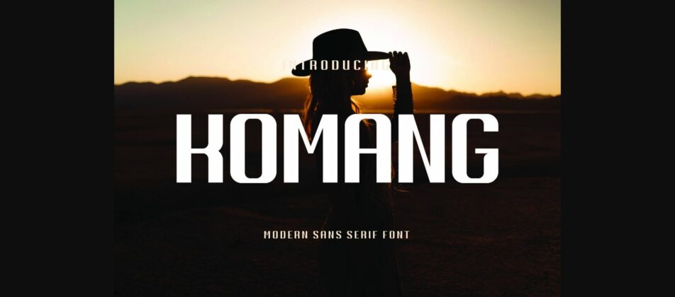 Komang Font Poster 1