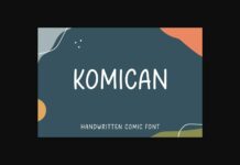 Komican Font Poster 1