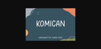 Komican Font Poster 1