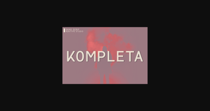 Kompleta Font Poster 3