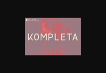 Kompleta Font Poster 1