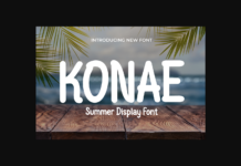 Konae Font Poster 1