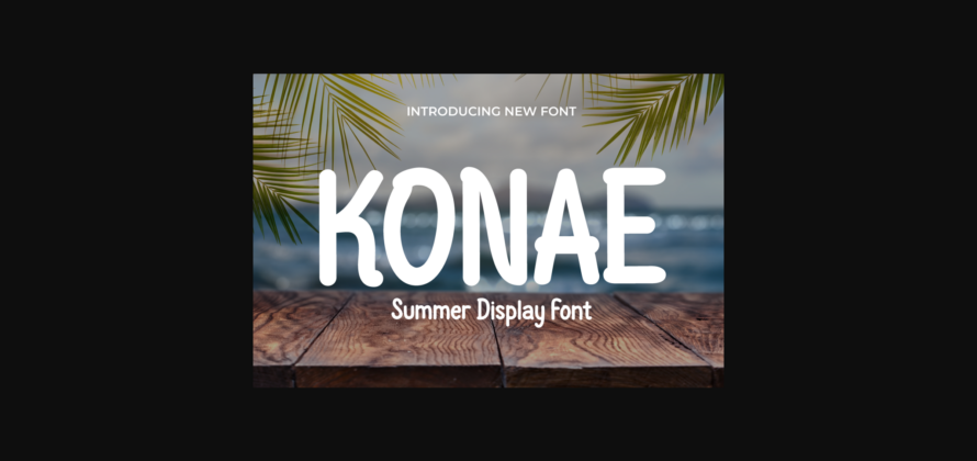 Konae Font Poster 1