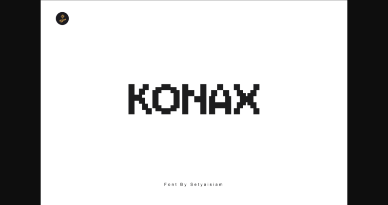 Konax Font Poster 3