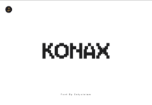 Konax Font Poster 1