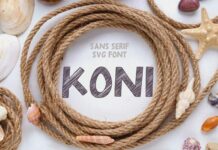 Koni Font Poster 1