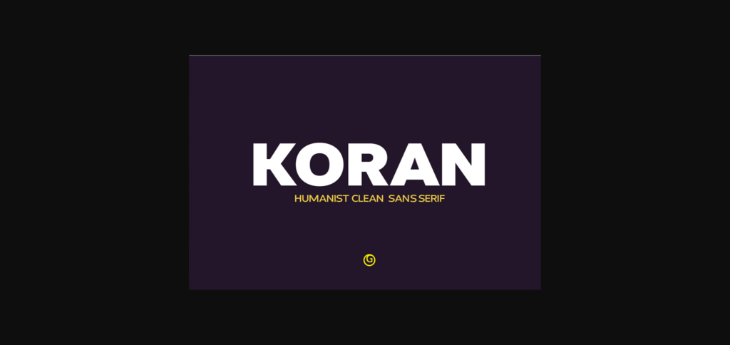 Koran Font Poster 3