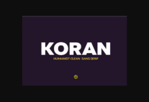 Koran Font Poster 1