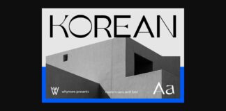 Korean Font Poster 1
