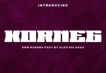 Korneg Fonts