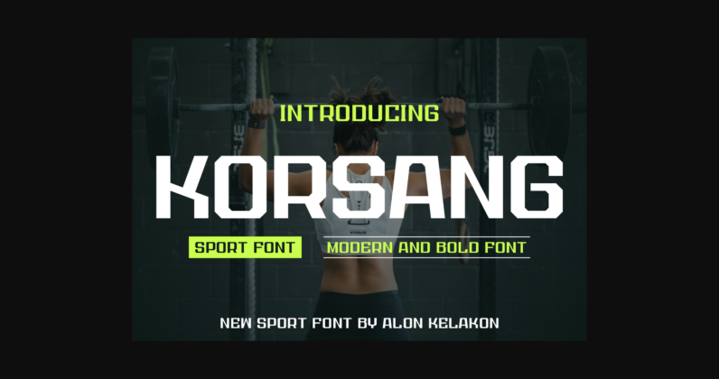 Korsang Font Poster 1