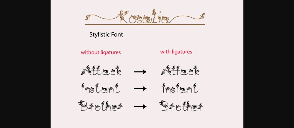 Kosalia Font Poster 6