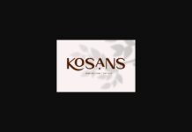 Kosans Font Poster 1