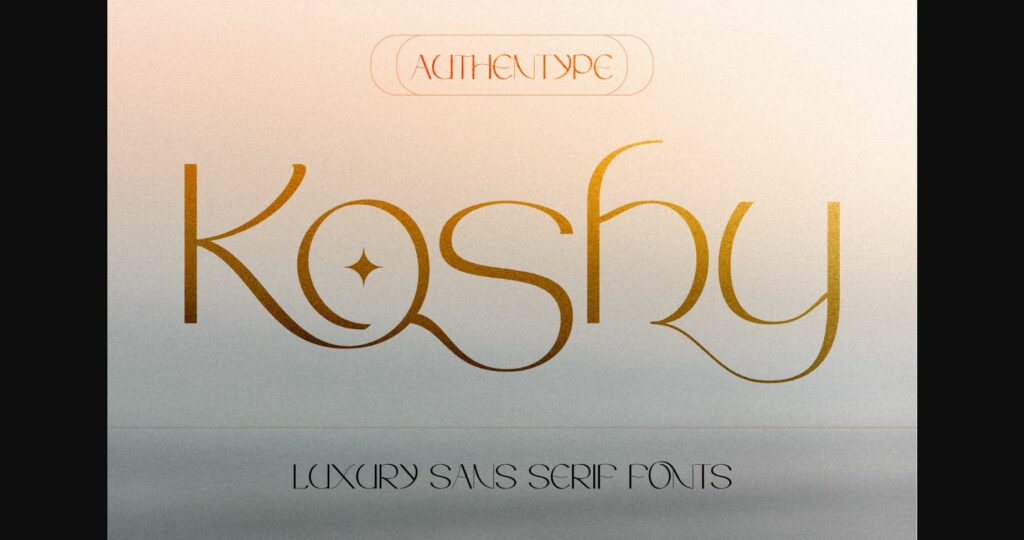 Koshy Font Poster 3