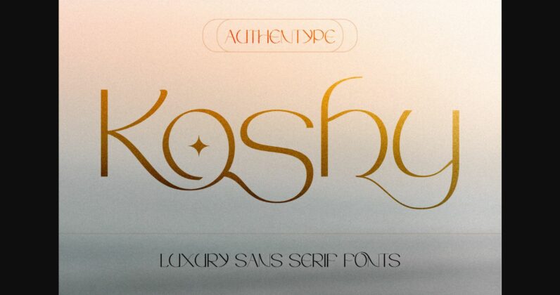 Koshy Font Poster 3