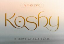 Koshy Font Poster 1