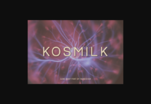 Kosmilk Font Poster 1