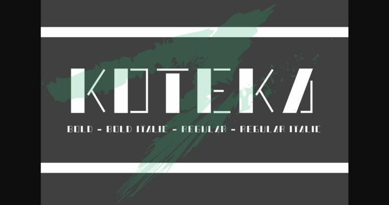 Koteka Font Poster 6