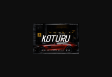 Koturu Font Poster 1