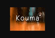 Kouma Font Poster 1