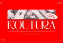 Koutura Font Koutura Font Poster 1