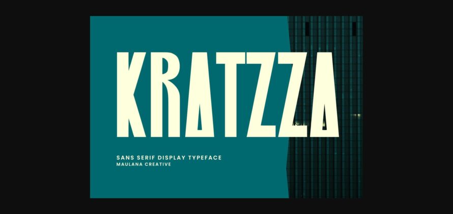 Kratzza Font Poster 3