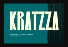 Kratzza Font Poster 1