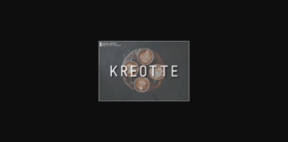 Kreotte Font Poster 1