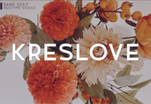 Kreslove Font Kreslove Font Poster 1