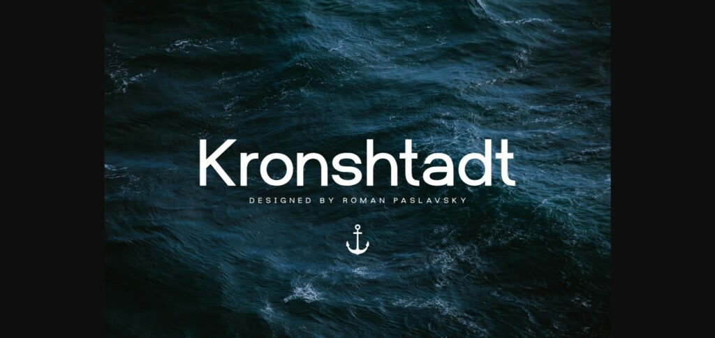 Kronshtadt Font Poster 3