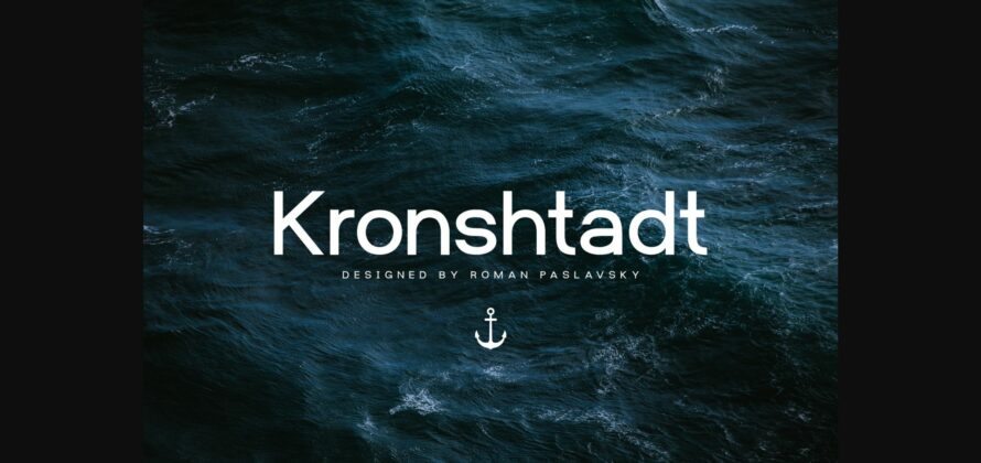 Kronshtadt Font Poster 3