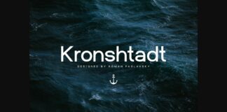 Kronshtadt Font Poster 1