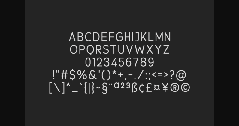 Kryptone Font Poster 8