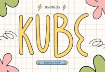 Kube Font Poster 1