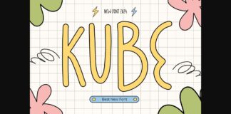 Kube Font Poster 1