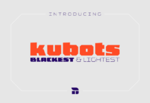 Kubots Font Poster 1