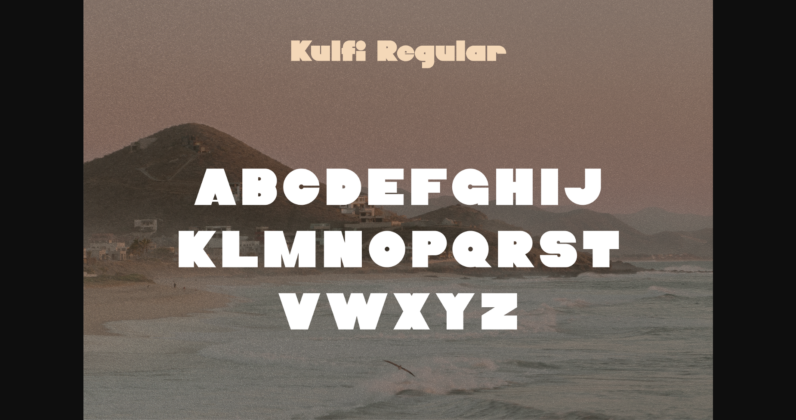 Kulfi Font Poster 4