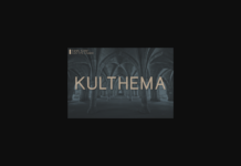 Kulthema Font Poster 1