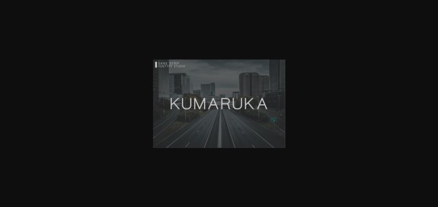 Kumaruka Font Poster 3