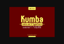 Kumba Font Poster 1