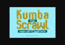 Kumba Scrawl Font Poster 1