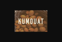 Kumquat Font Poster 1