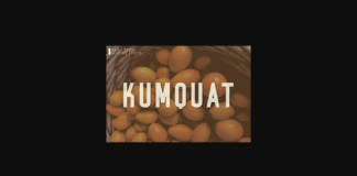 Kumquat Font Poster 1