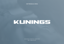 Kunings Font Poster 1